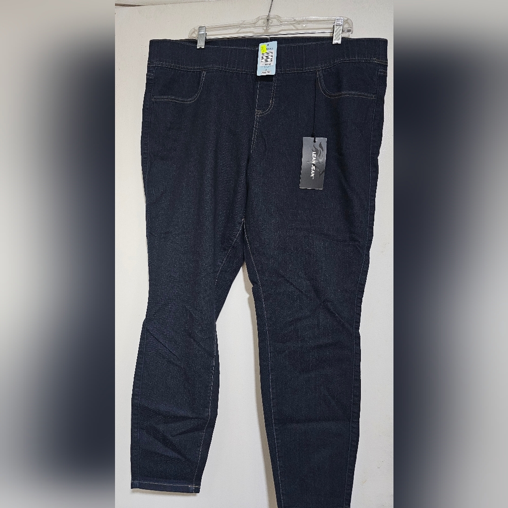Lean Jean Rinse Super Soft High-Rise Jean, 2x